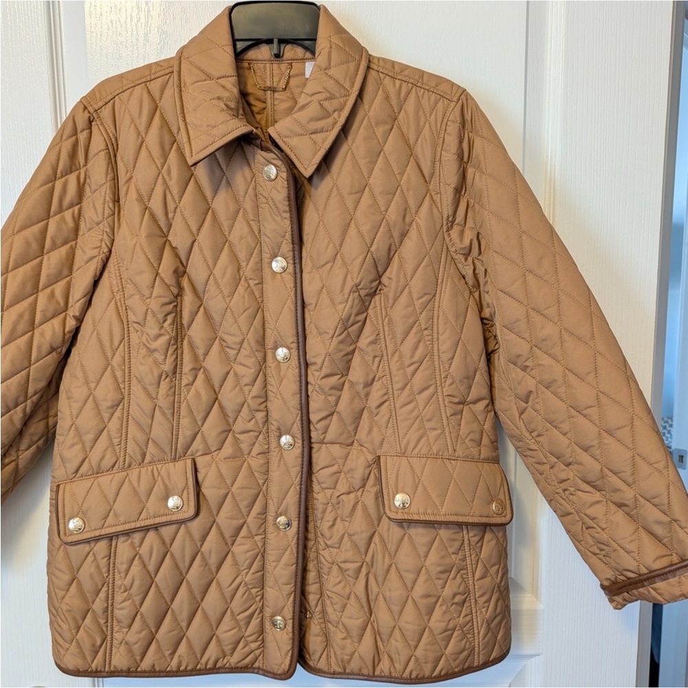 Chico's Quilted Camel/Tan Puffer Jacket